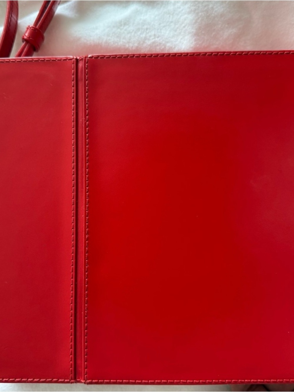 Bottega Veneta Red Daisy Box Shoulder Bag with Gold Hardware - Picture 7 of 9